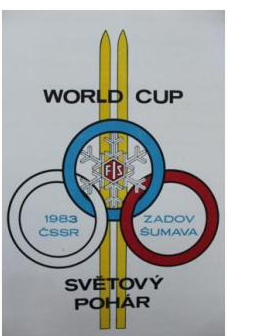 Plakát Světového poháru Zadov 1983